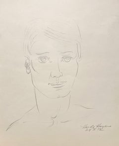 Ein sensibles Porträt eines jungen Mannes aus der Mitte der 1950er Jahre von Harold Haydon