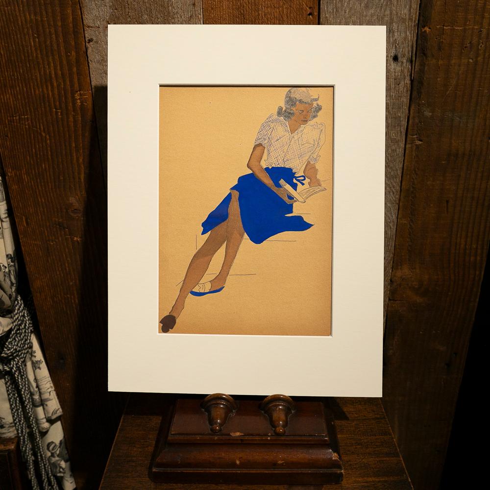 Ohne Titel (Frauenlesung) – Art von Unknown