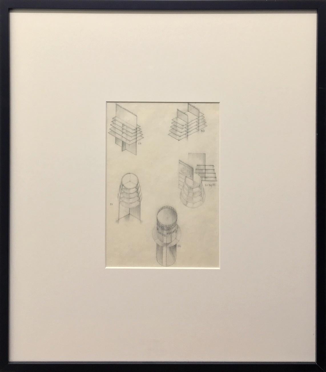 Étude architecturale de l'artiste Frances Poe 1