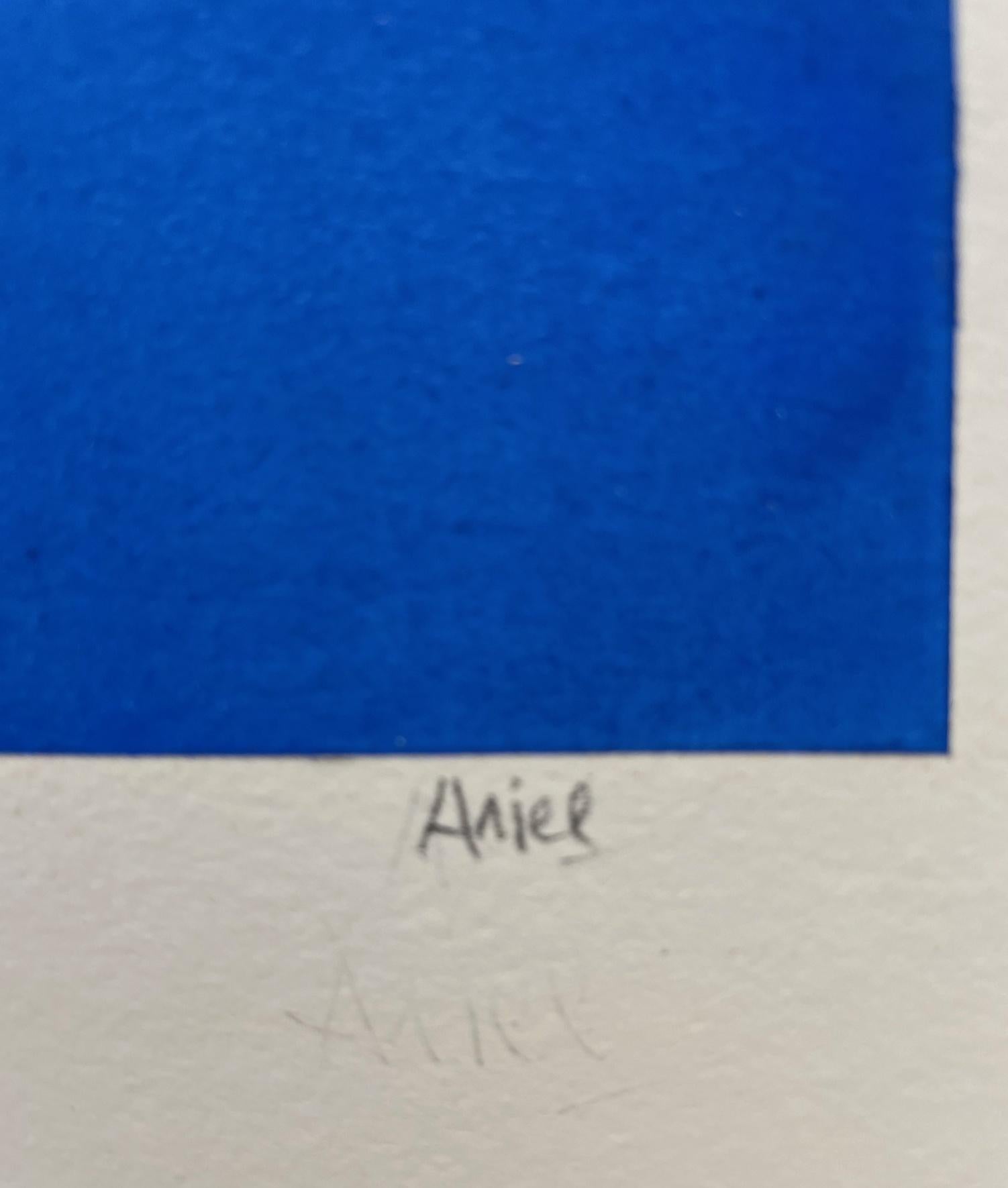 Geometrisches Aquarell mit einer Szene aus Shakespeare von ID-Künstler Eugene Dana im Angebot 4