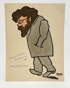 A ca. 1920s Caricature of Irish Politician Alexander Green
