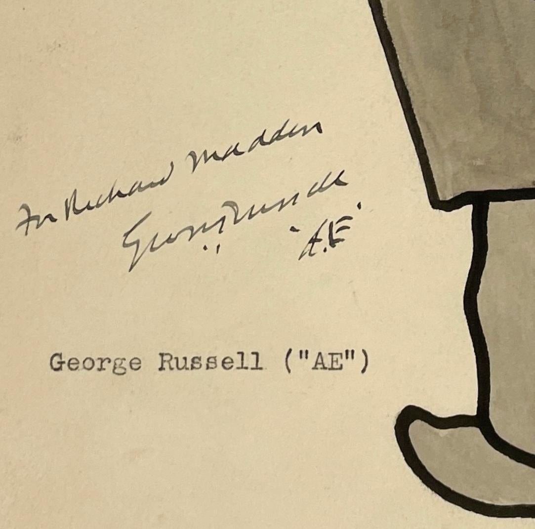 A ca. 1920s Caricature of Irish Politician Alexander Green - Beige Portrait by Isa M. Macnie