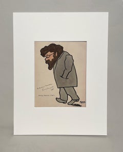 Eine Karikatur des irischen Politikers Alexander Green aus den 1920er Jahren