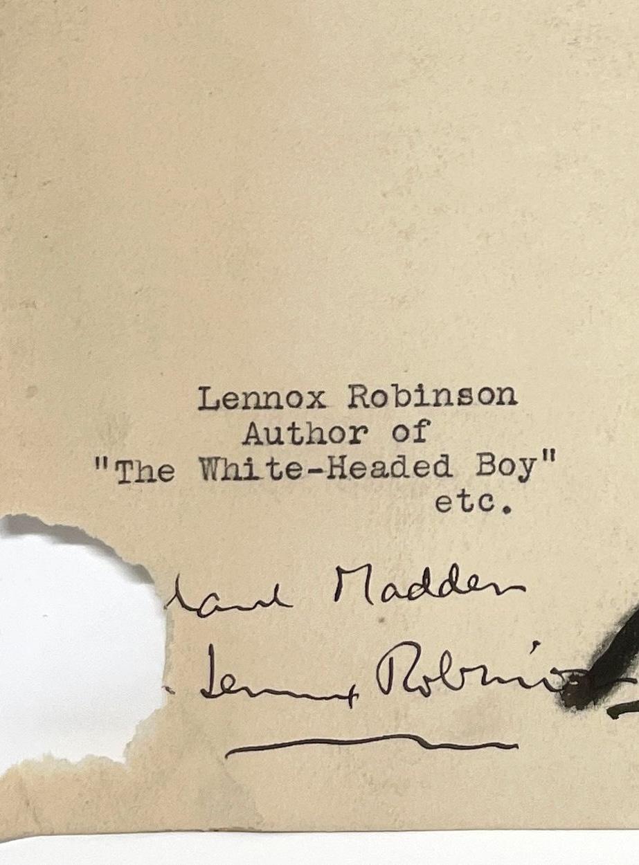 A 1920s Caricature of Author Lennox Robinson by Irish Artist Isa M. Macnie For Sale 3