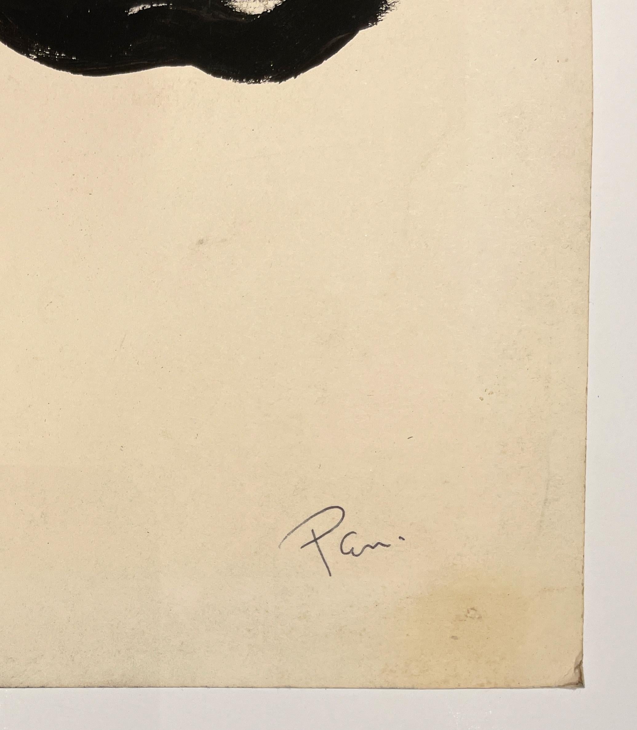 A Stunning Mid-Century Modern Ink Drawing of a Seated Female Nude by Rudolph Pen For Sale 4