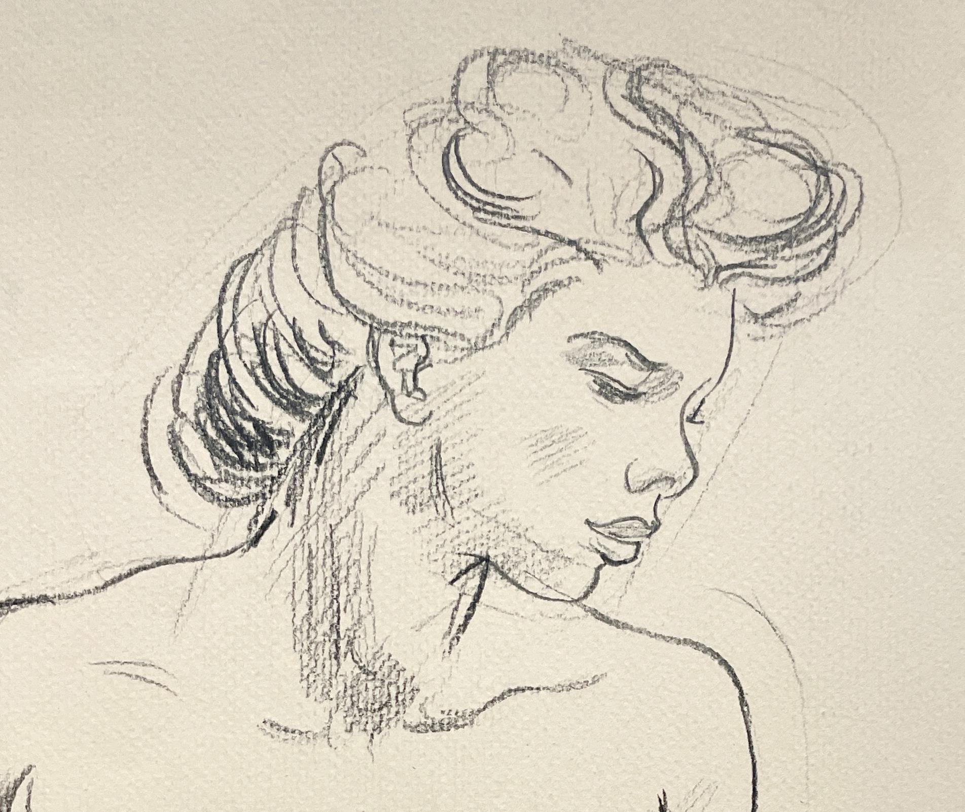Un favoloso nudo femminile moderno di Harold Haydon del 1945, splendidamente rappresentato in vendita 4