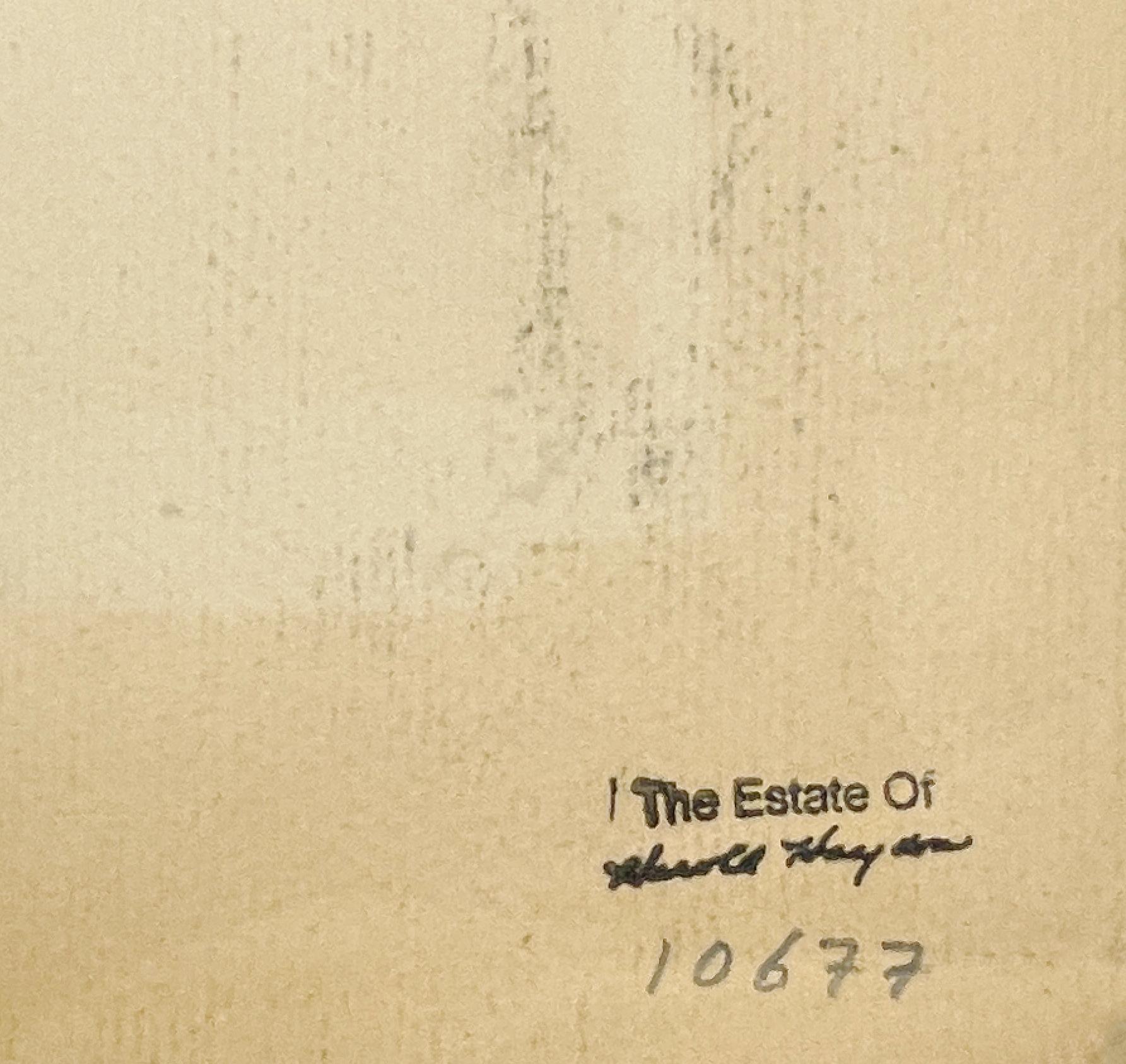 Un accattivante disegno di figura di un nudo femminile in piedi del 1945, in stile Mid-Century Modern in vendita 2