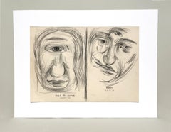 Uno studio di ritratto maschile surrealista della metà del secolo scorso del 1946, Visione binoculare