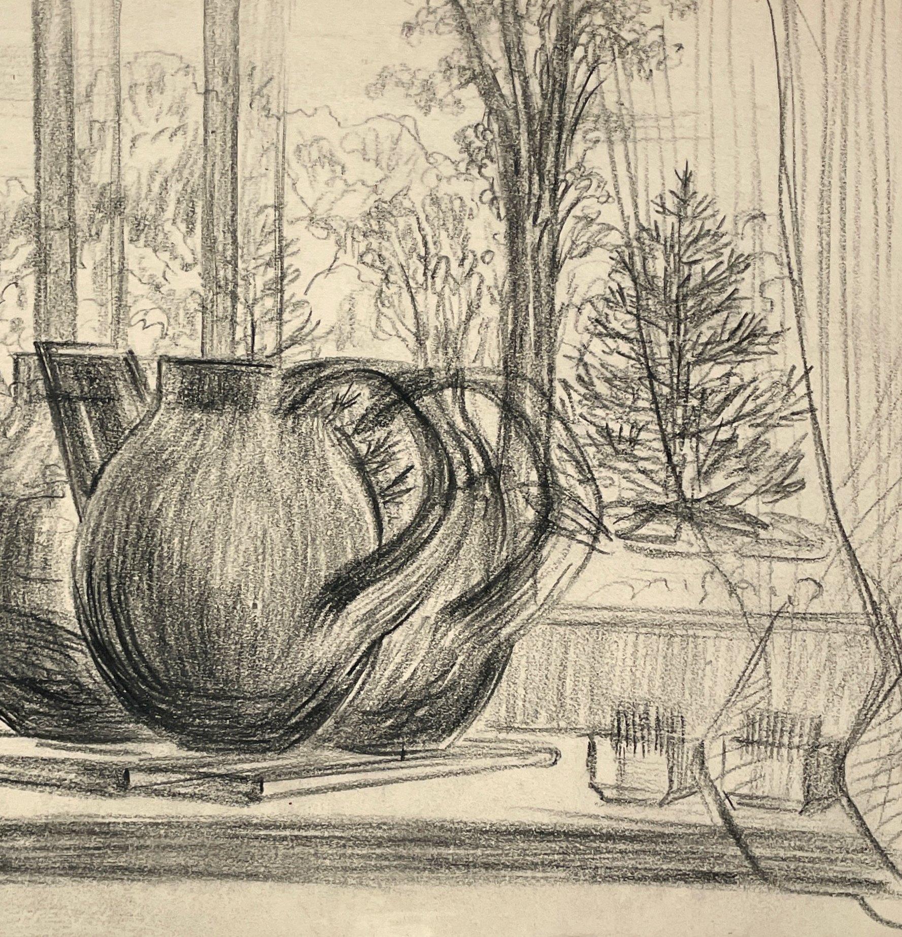 Un convincente bodegón surrealista moderno de mediados de siglo de 1946, de Harold Haydon en venta 4