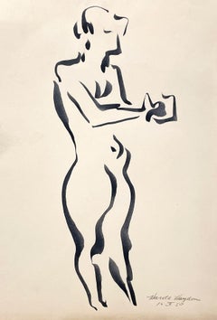 Nude Drawings and Watercolors