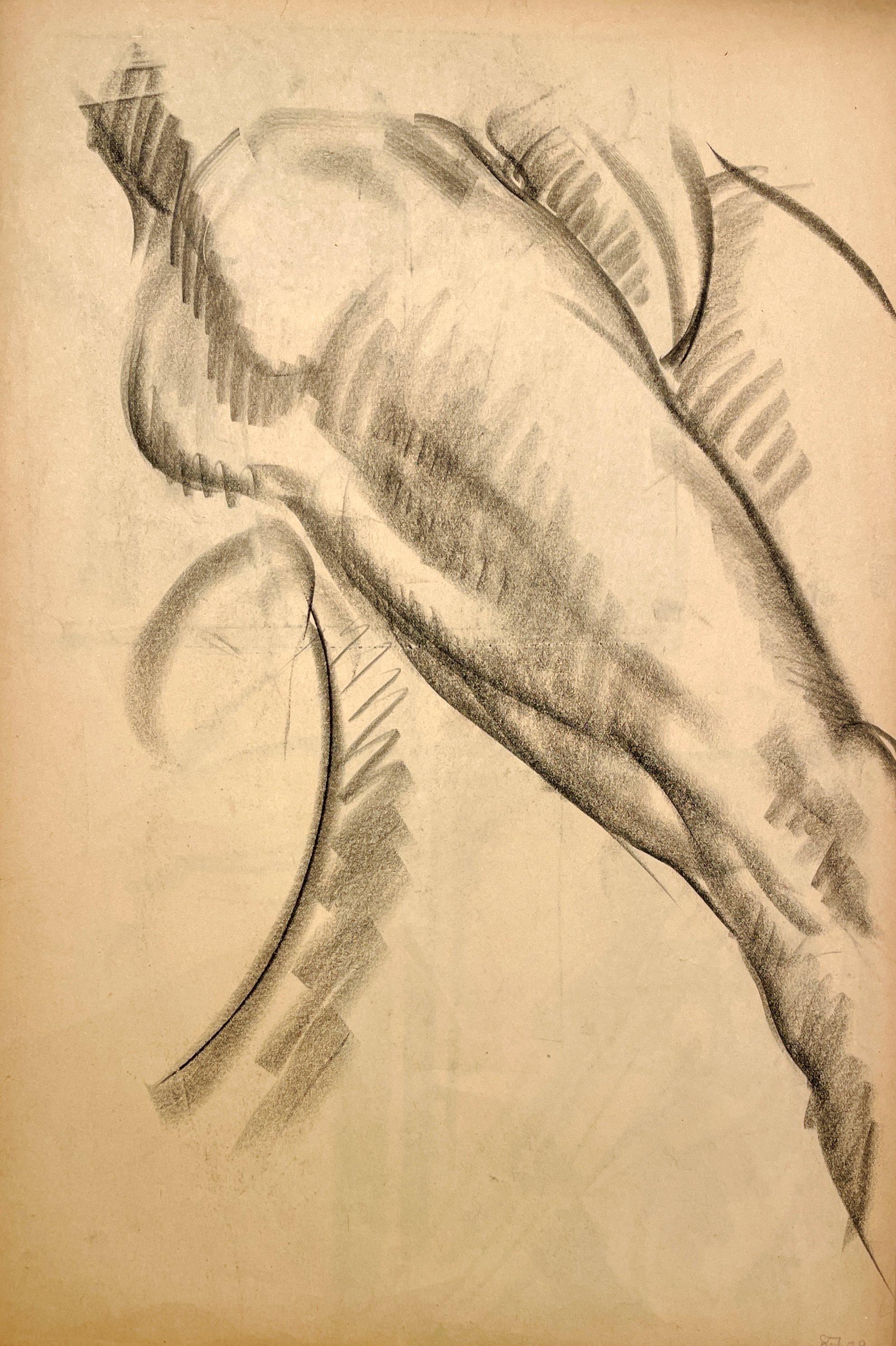 Vertical Nude Drawings and Watercolors