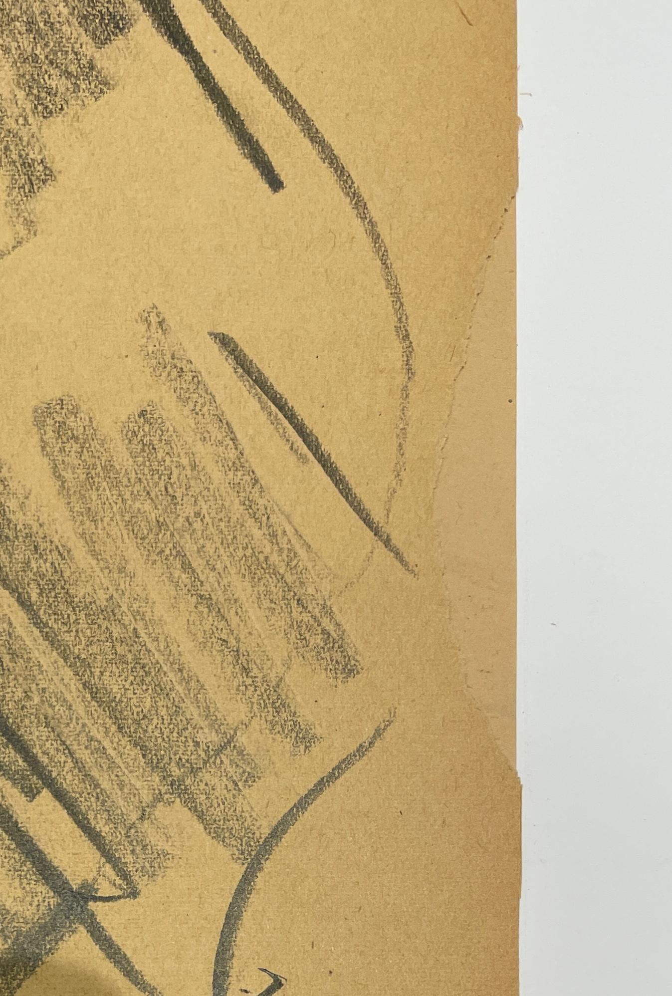 Un raffinato studio di figura moderna del 1946 di un bel modello maschile giovane che indossa un vestito in vendita 3