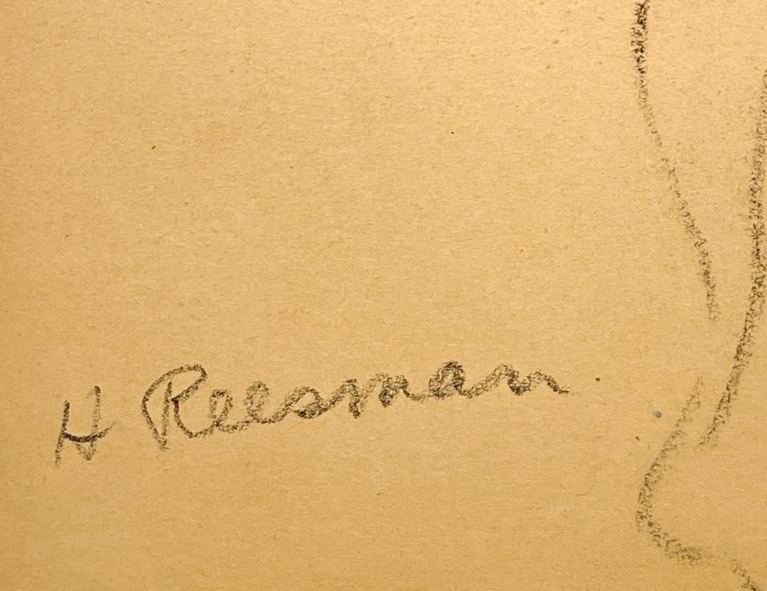 Un raffinato ritratto moderno del 1946, studio di figura di un bel modello maschile giovane / Artista in vendita 3