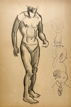 Nude Drawings and Watercolors