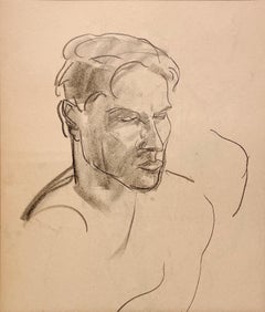 Figurative Zeichnungen und Aquarelle auf Papier