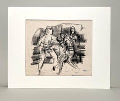 A Fine 1930's, Study of a Boxing Match