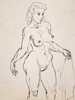 Nude Drawings and Watercolors