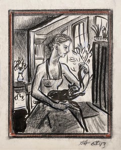 Nude Drawings and Watercolors