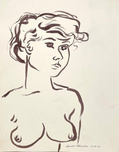 Nude Drawings and Watercolors