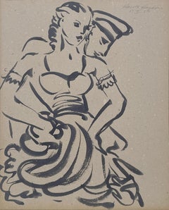 Nude Drawings and Watercolors