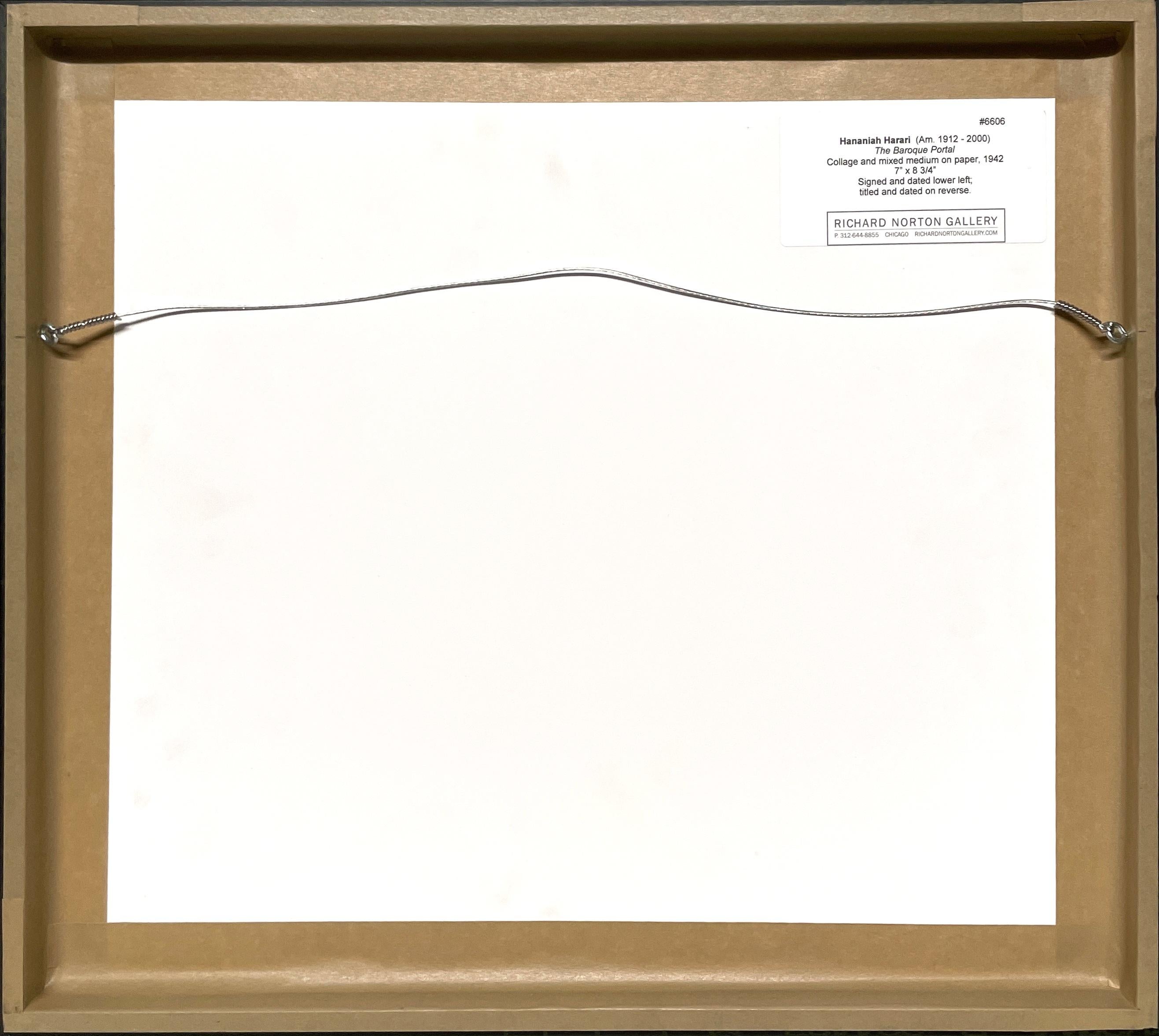 Un astratto surreale colorato e moderno del 1942 di Hananiah Harari 