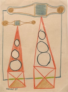 Abstract Drawings and Watercolors