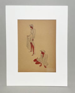 Un elegante estudio de moda vintage de los años 40, diseño para ropa de salón femenina