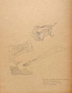 A Stylish Vintage 1940s Fashion Study, Designs for Women's Jewelry & Accessories