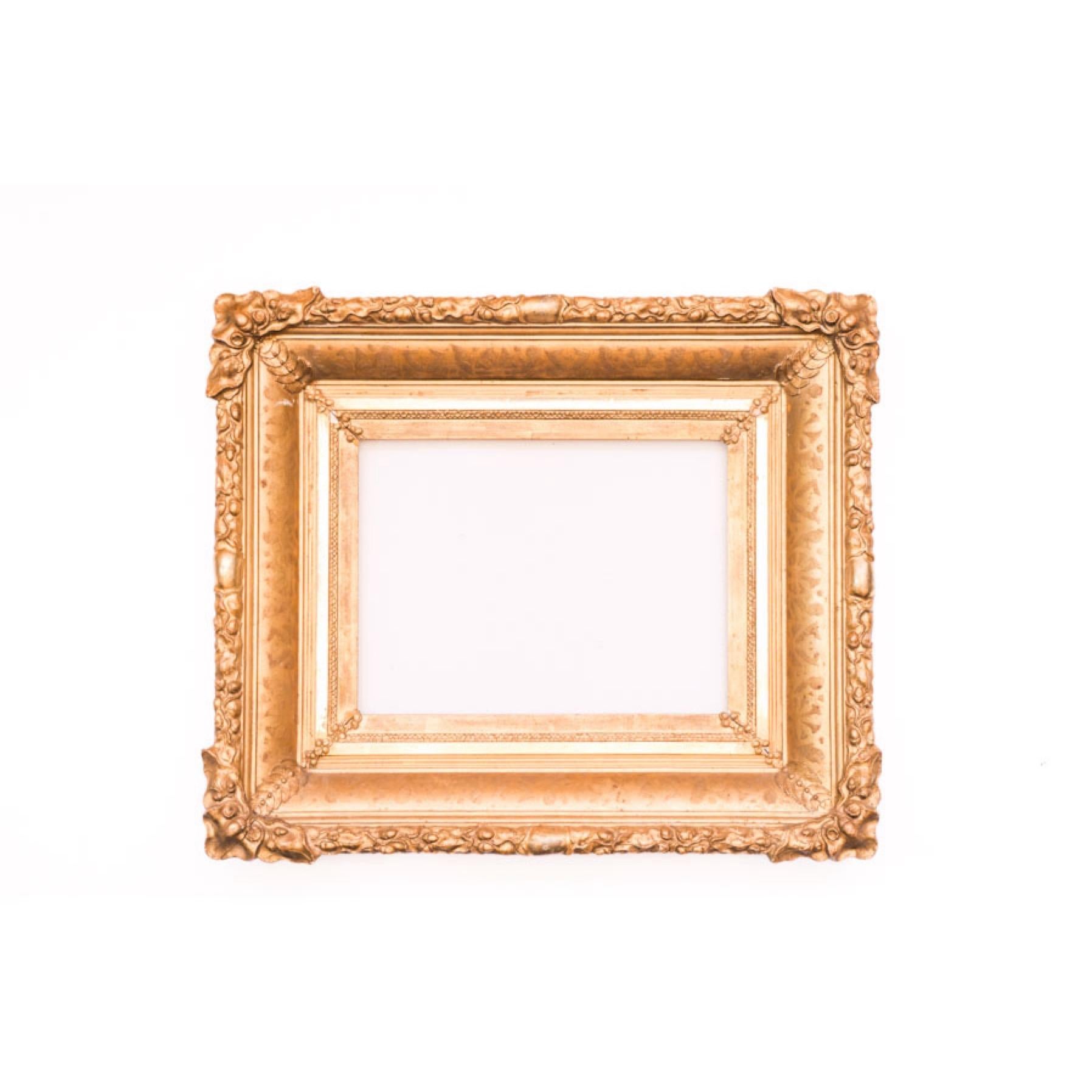 American 1860's Hudson River Frame - 13 x 9.75 - Art by Unknown