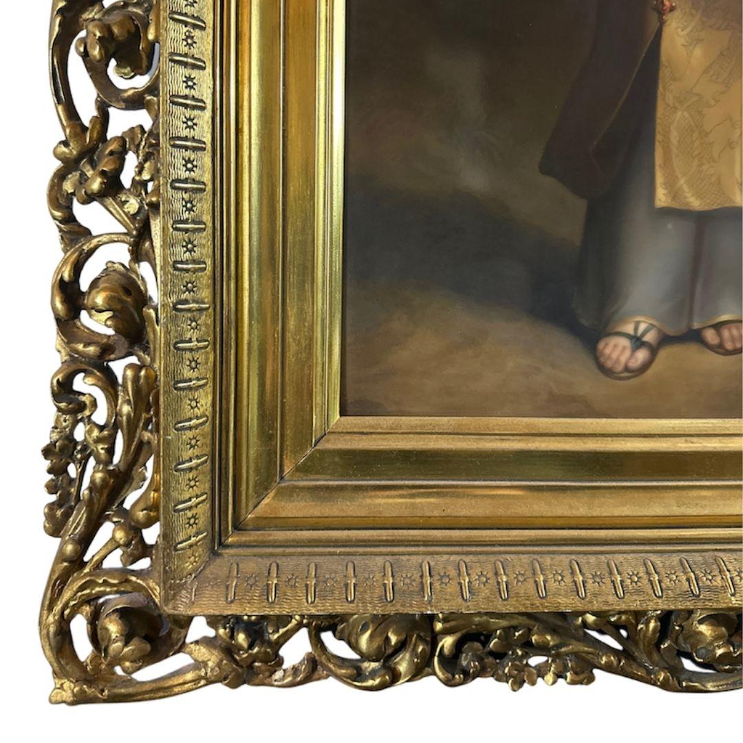 Placa KPM Porcelain - Exquisita Santa Cecilia: Tamaño grande en venta 3