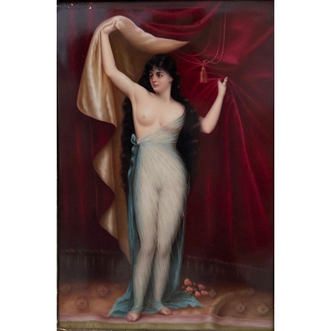 Beauté éthérée : Femme nue en porcelaine KPM de Berlin du 19e siècle - Victorien Art par Unknown