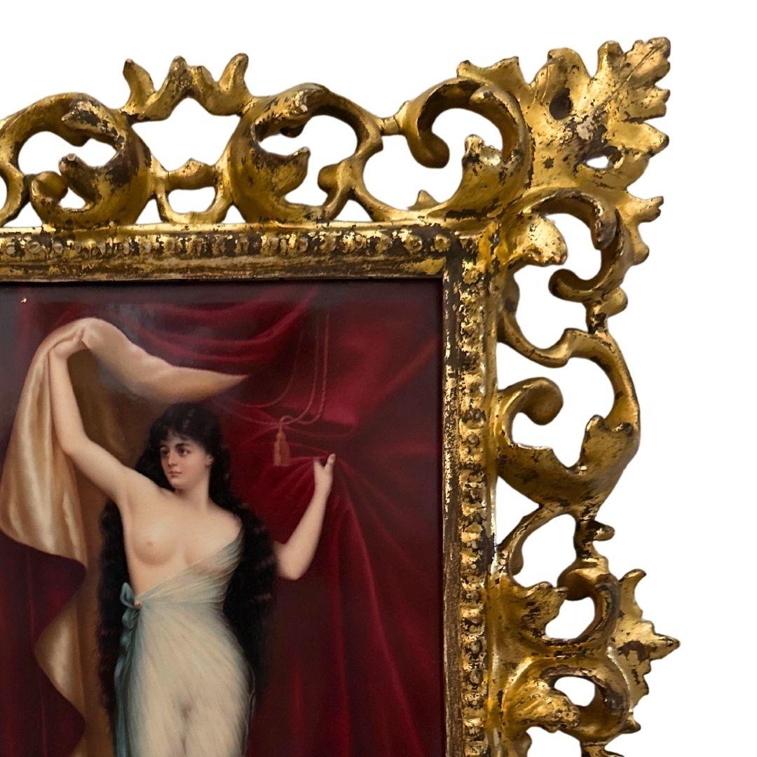 Beauté éthérée : Femme nue en porcelaine KPM de Berlin du 19e siècle en vente 1