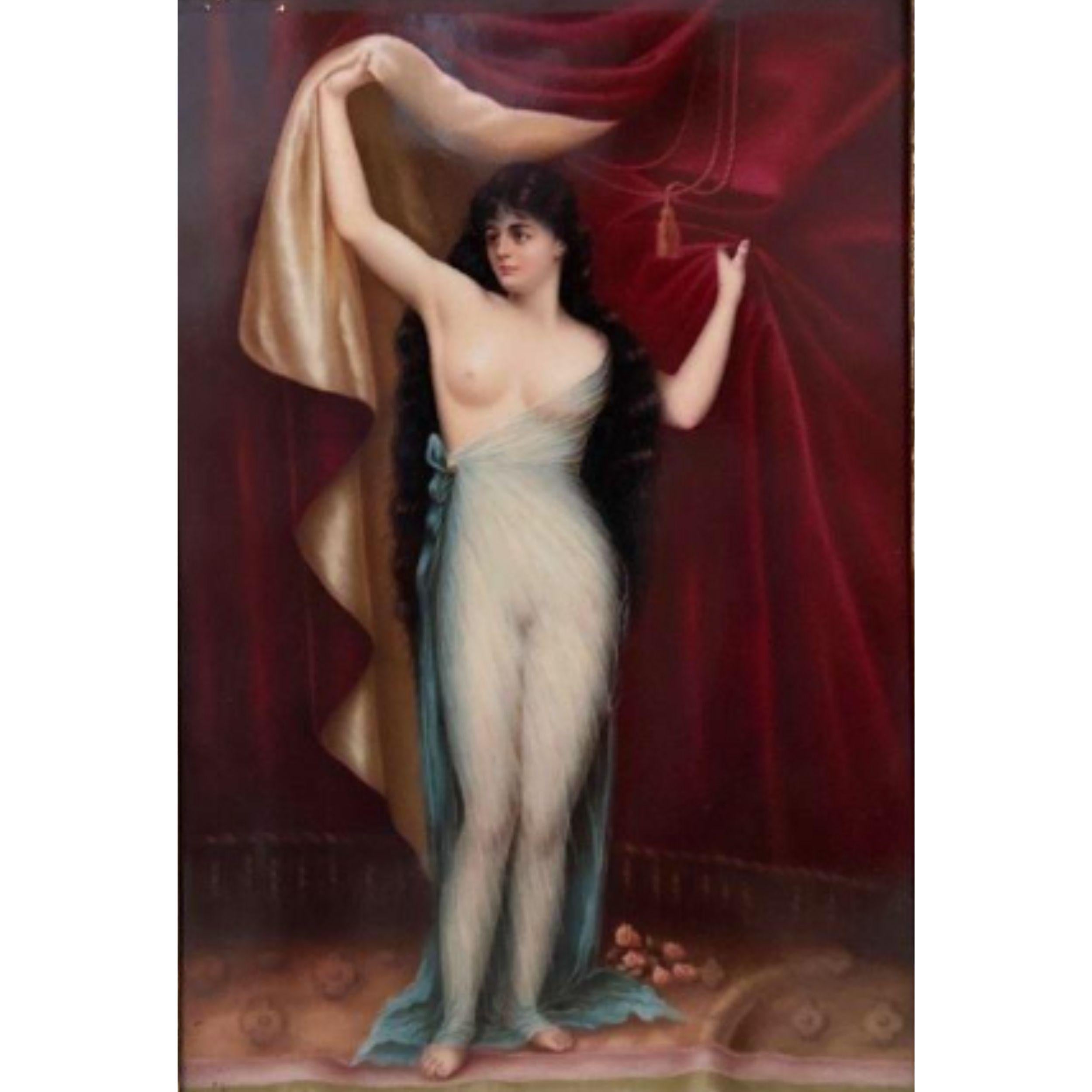 Ethereal Beauty: 19th Century Berlin KPM Porcelain Nude Woman For Sale 4