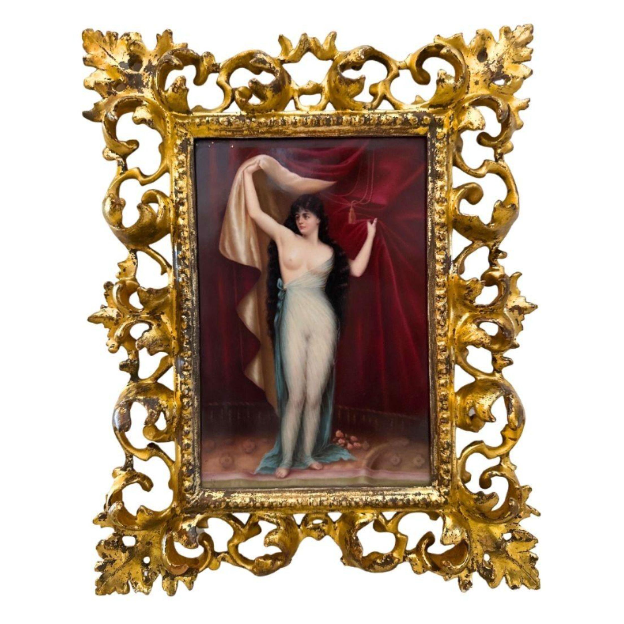Ethereal Beauty: 19th Century Berlin KPM Porcelain Nude Woman For Sale 3