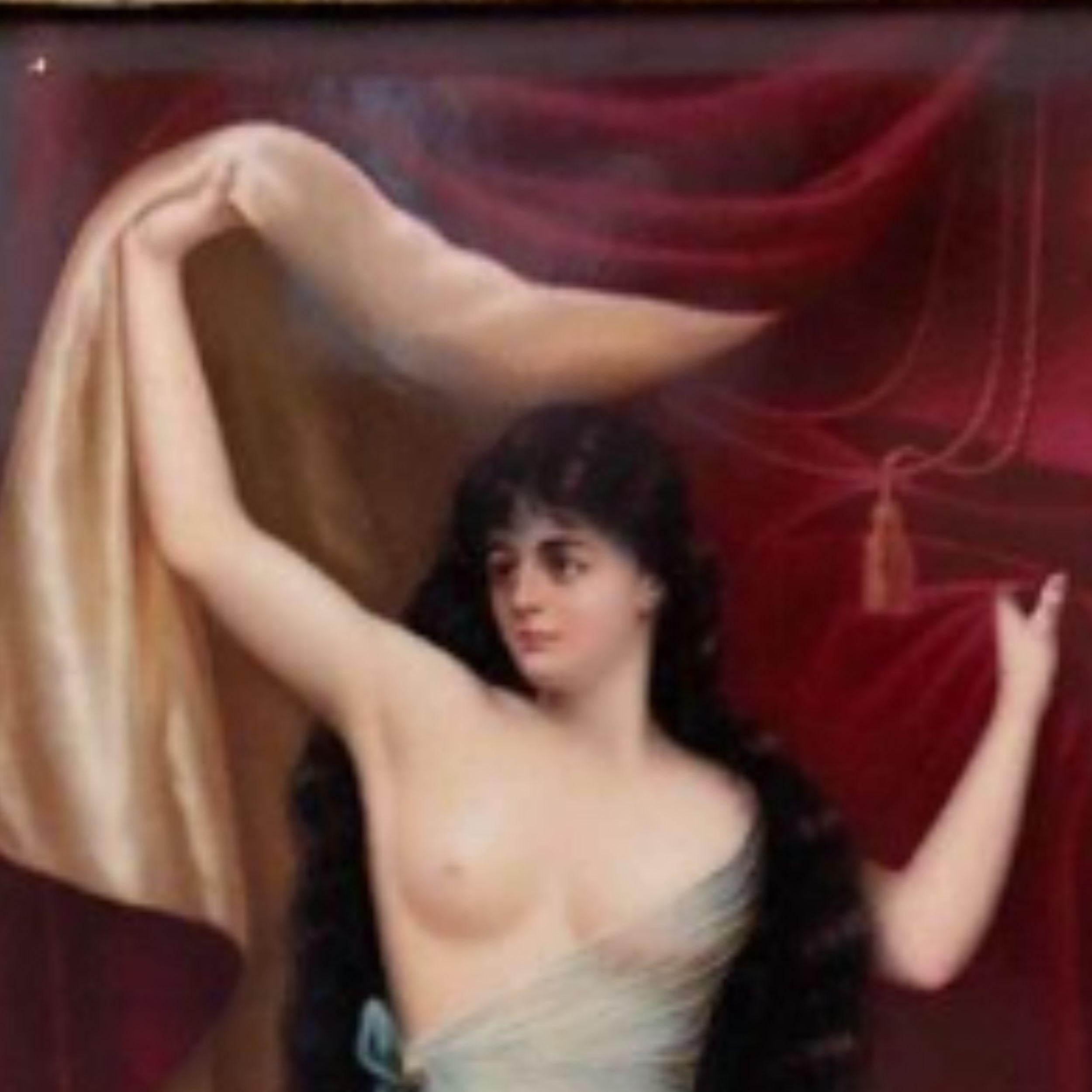 Ethereal Beauty: 19th Century Berlin KPM Porcelain Nude Woman - Victorian Art by Unknown
