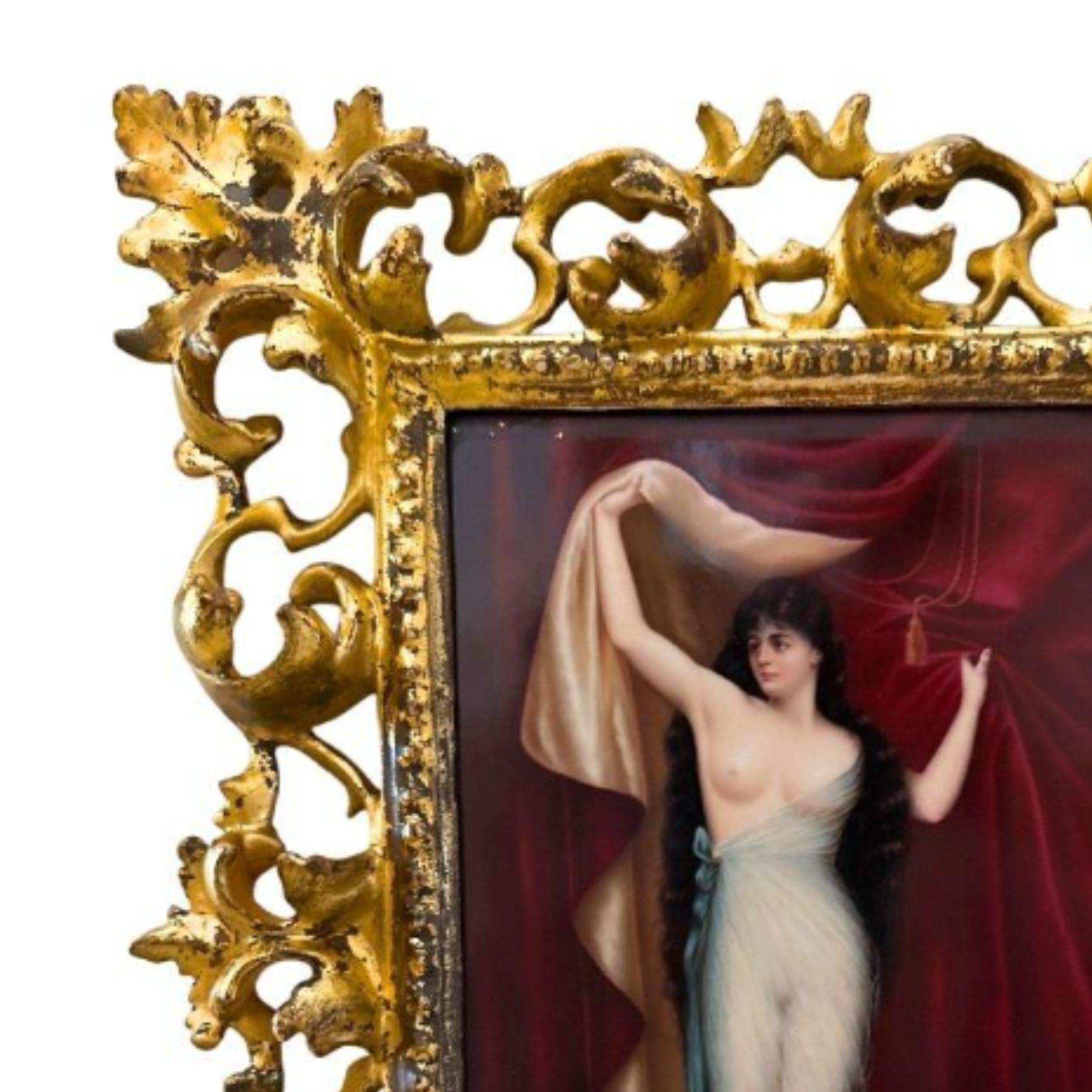 Ethereal Beauty: 19th Century Berlin KPM Porcelain Nude Woman For Sale 6