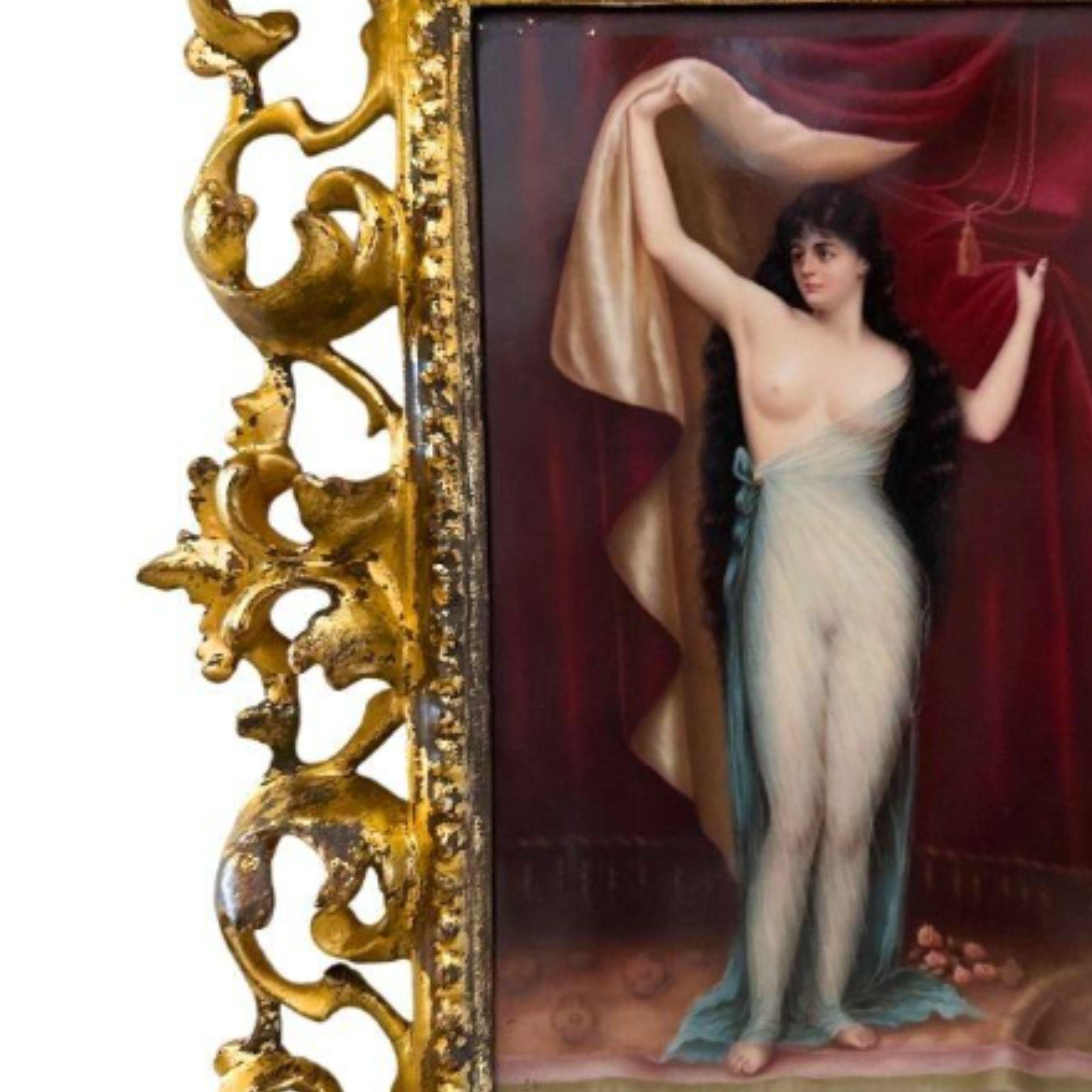Ethereal Beauty: 19th Century Berlin KPM Porcelain Nude Woman For Sale 10
