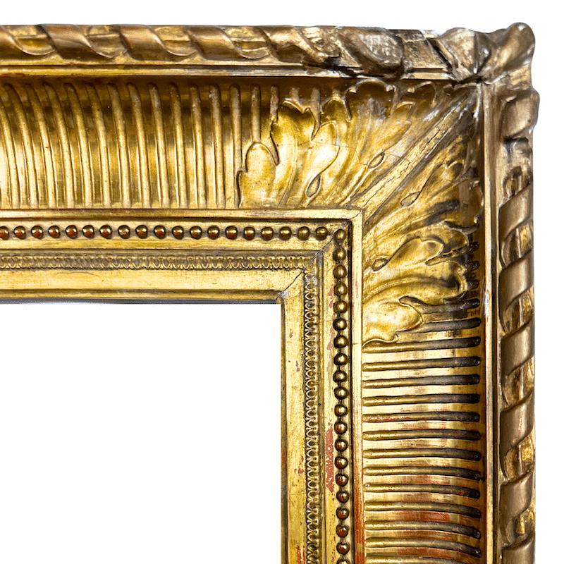 Dorado americano de 1820  Marco de pintura antigua en venta 1