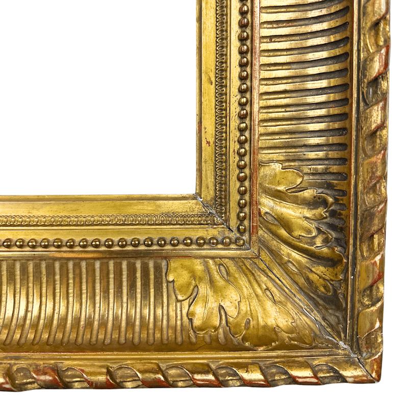 1820’s American Gilt  Antique Painting Frame For Sale 3