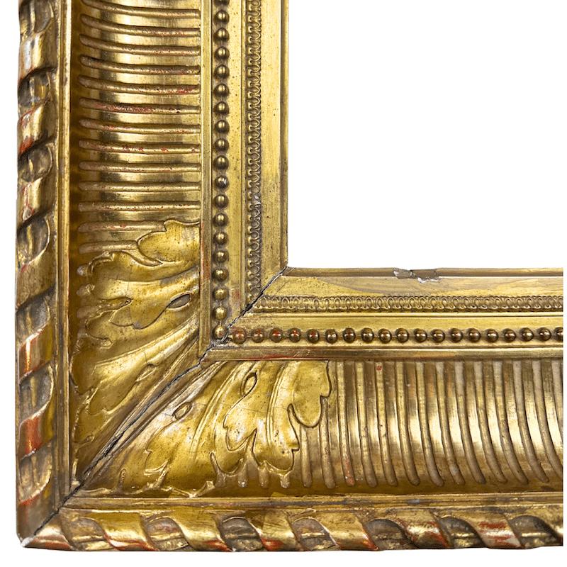 1820’s American Gilt  Antique Painting Frame For Sale 2