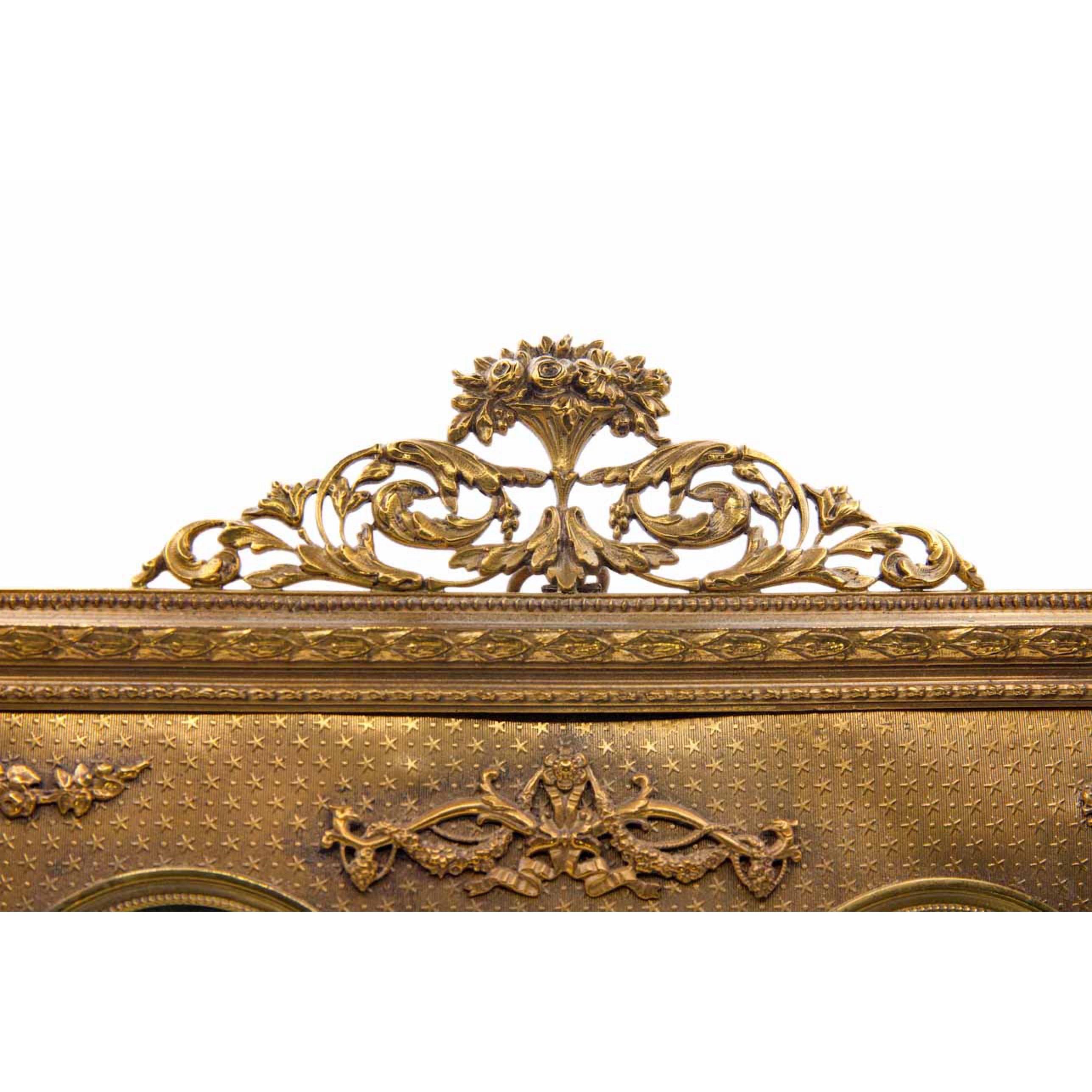 Bronze Ormolu with Twin Photograph / Picture Frame For Sale 7
