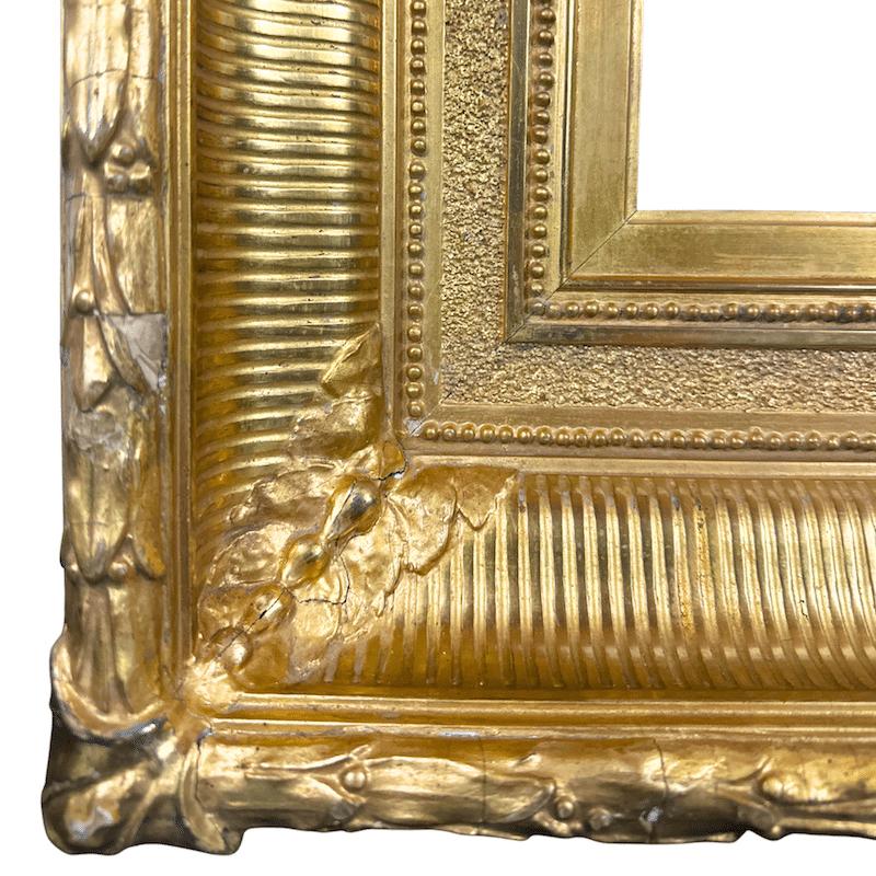 American 1870's Hudson River Antike Rahmen Antike Malerei vergoldeten Rahmen im Angebot 3