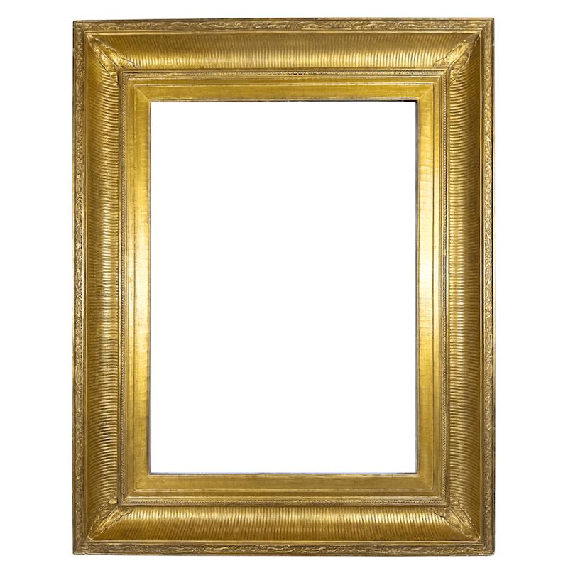 1860s American Hudson River Gilt Wood Antique Frame - Art by Unknown