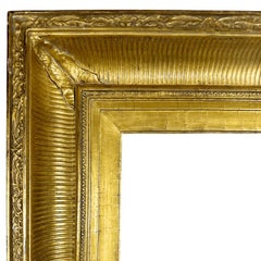 1860s American Hudson River Gilt Wood Antique Frame