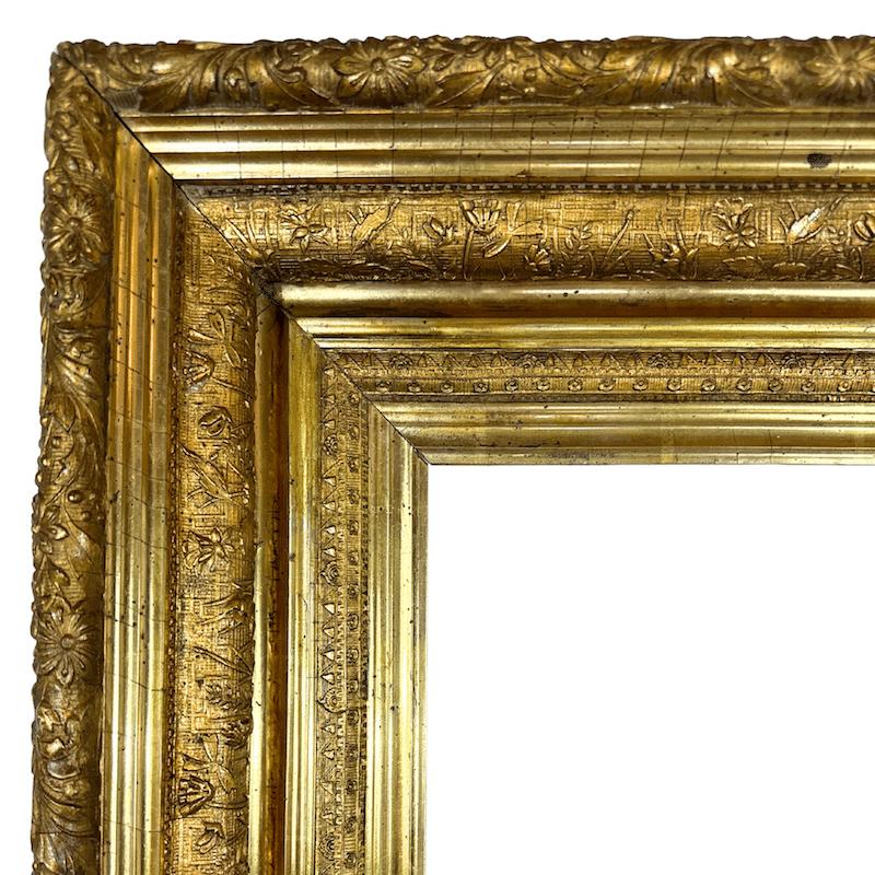 1880s Antique Frame Antique Painting Gold Frame

Frame Size: Width: 33″ X Height: 49″

Thickness: 6″

Picture Size:  Width: 21.60″ X  Height: 37.60″

Bin Code 550