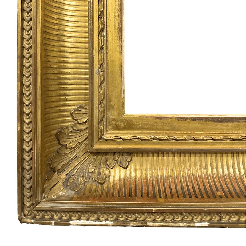 American 1860s Hudson River Antique Painting Gold Frame For Sale 2