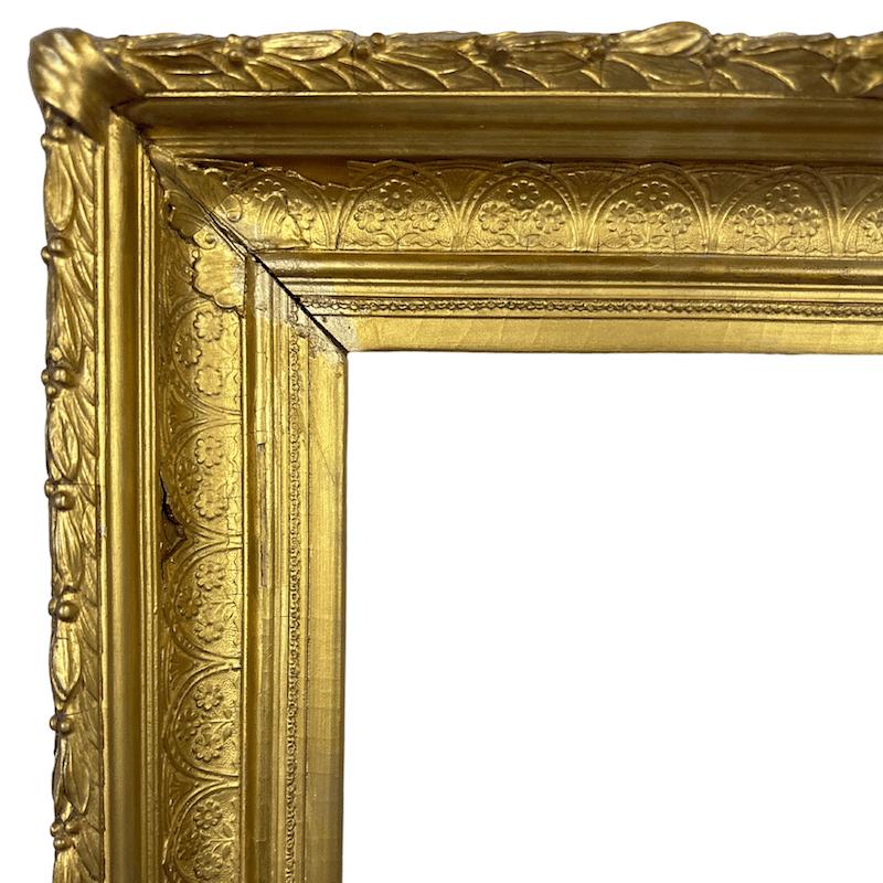 American 1870s Hudson River Antique Gilt Frame Antique Painting Frame

Frame Size: Width: 22″ X Height: 25″

Thickness: 3.50″

Picture Size: Width: 15.50″ X Height: 18.50″

Bin Code 565