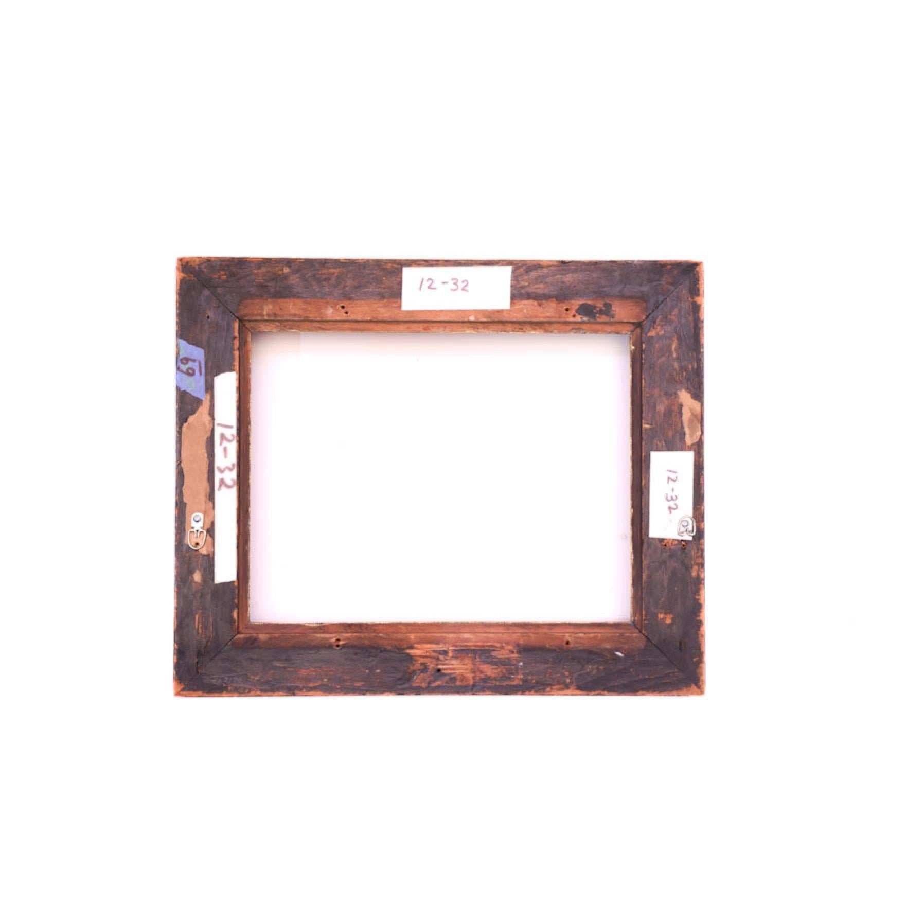 Américain 1850 École de la rivière Hudson Doré/Cadre en bois.

Rabot Taille : 13.5 x 10.5 in.
Taille de la vue : 12 7/8 x 9.75 in.
Taille totale encadrée : 18 x 15 in.
(12-032)

Provenance : Collection de cadres d'époque historiques de la Gallery of