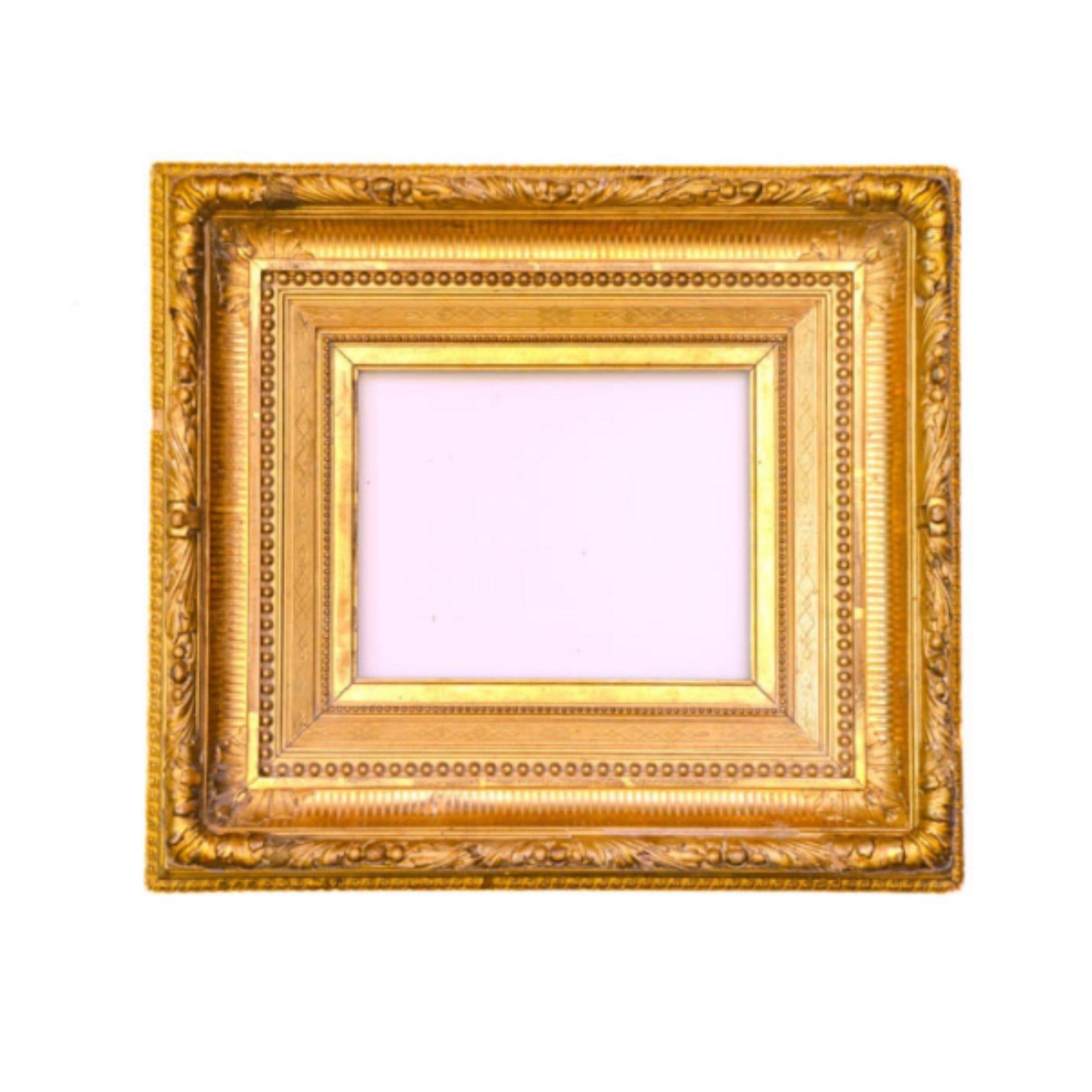 American 1870's Gilt/Wood Frame - 9 x 7 For Sale 1