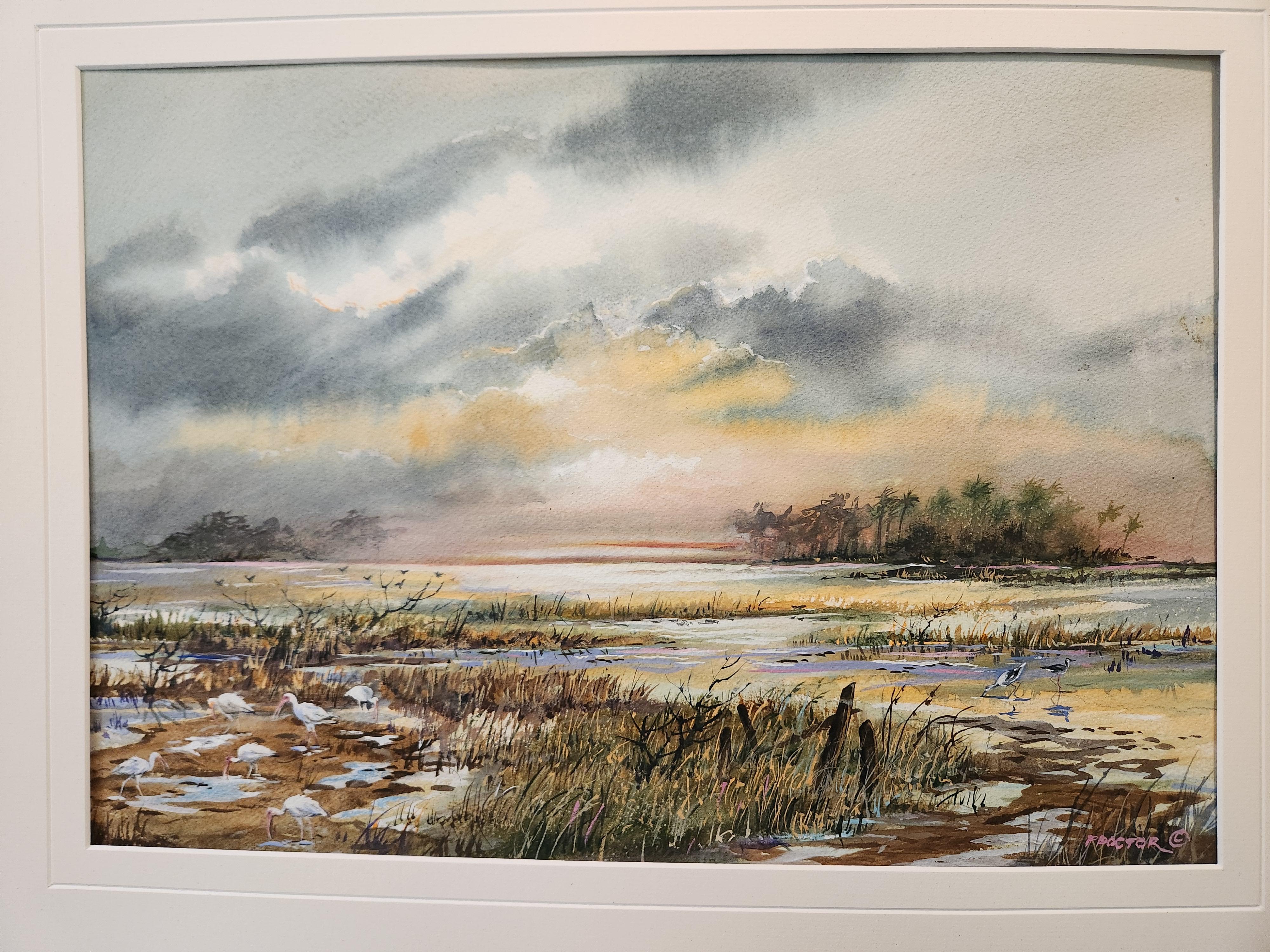 IBIS - Beige Landscape Art par W Stanley Proctor